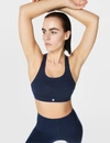 Sweaty Betty Power Medium Support Sports Bra In Navy Blue