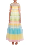 Staud Hyacinth Maxi Dress In Multi