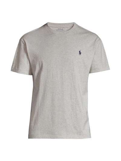 Polo Ralph Lauren Men's Jersey Crewneck Classic-fit T-shirt In New Grey Heather