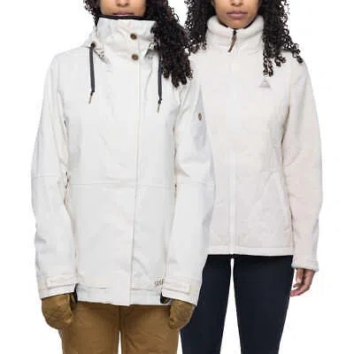 Pre-owned 686 Smarty 3-in-1 Spellbound Jacket - Women's In Birch Geo Jacquard