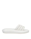 Emanuélle Vee Woman Sandals Off White Size 11 Soft Leather