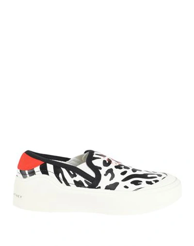 Adidas By Stella Mccartney Court Slip On Shoes Woman Sneakers White Size In Multi