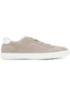 Tod's Perforated Lace In Grey