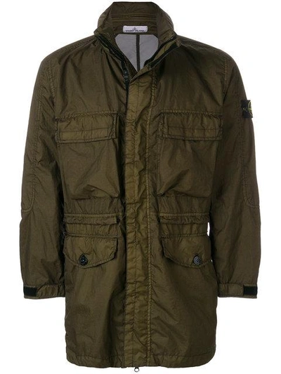 Stone Island Zipped Fitted Jacket