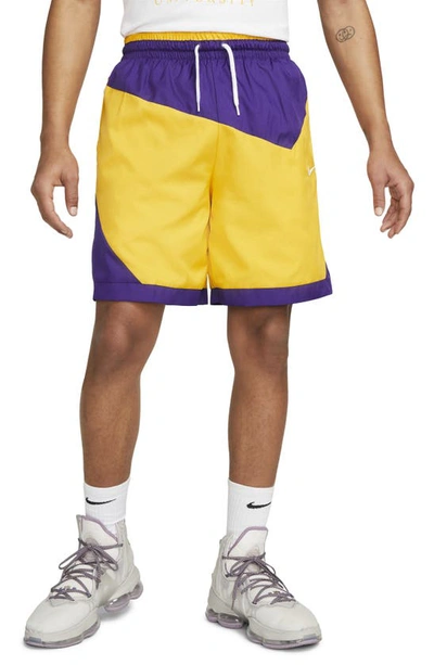 Nike Men's Dna 8" Woven Basketball Shorts In Purple