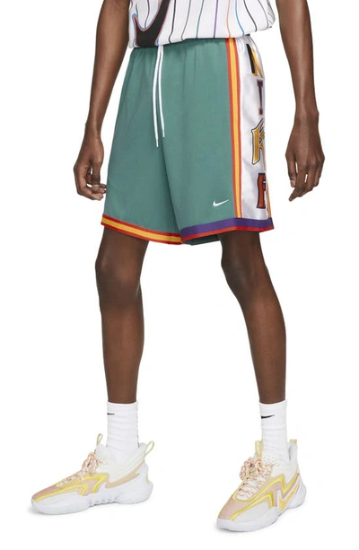 Nike Men's Dri-fit Dna 8" Basketball Shorts In Green