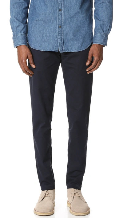 Club Monaco Connor Stretch Chinos In Navy