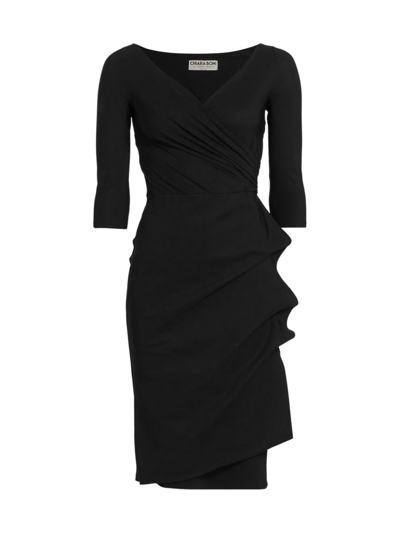 Chiara Boni La Petite Robe Women's Florien Ruched Sheath Dress In Black
