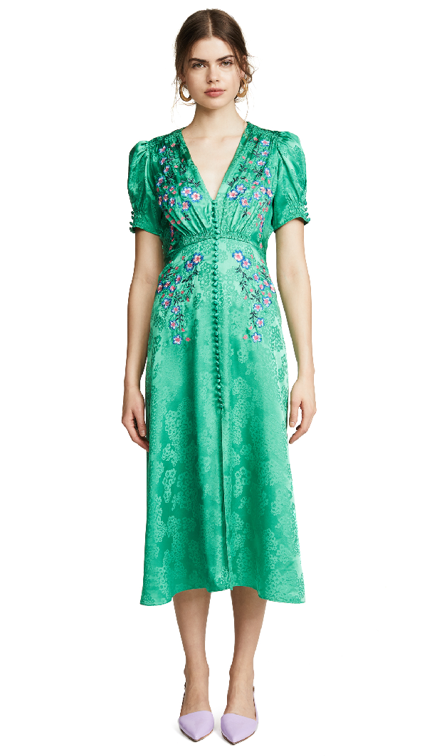 saloni silk dress