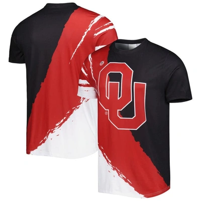 Dyme Lyfe Crimson/black Oklahoma Sooners Wave T-shirt