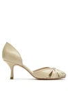 Sarah Chofakian Leather Pumps In Neutrals