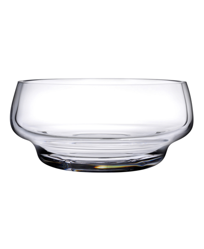 Nude Glass Heads Up Salad Bowl In Clear