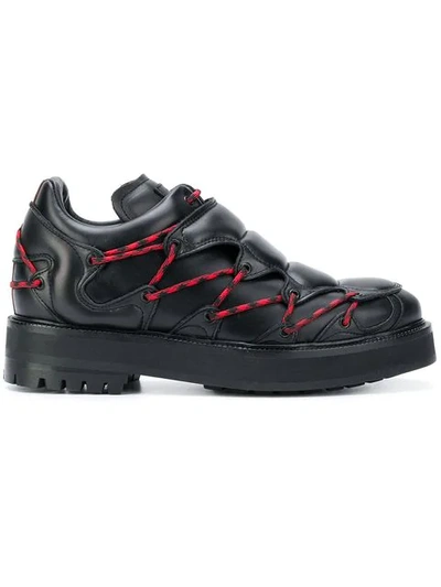 Eytys Ridged Hiker Sneakers In Black