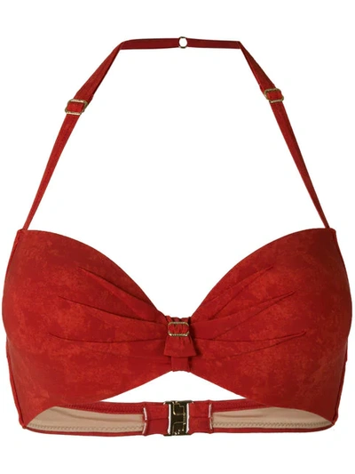 Marlies Dekkers Puritsu Push-up Bikini Bottom In Red