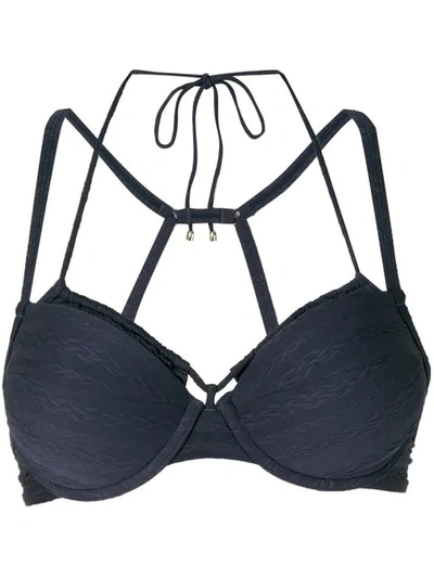 Marlies Dekkers Holi Push-up Bikini Top In Blue