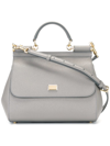 Dolce & Gabbana Medium Sicily Shoulder Bag In Grey