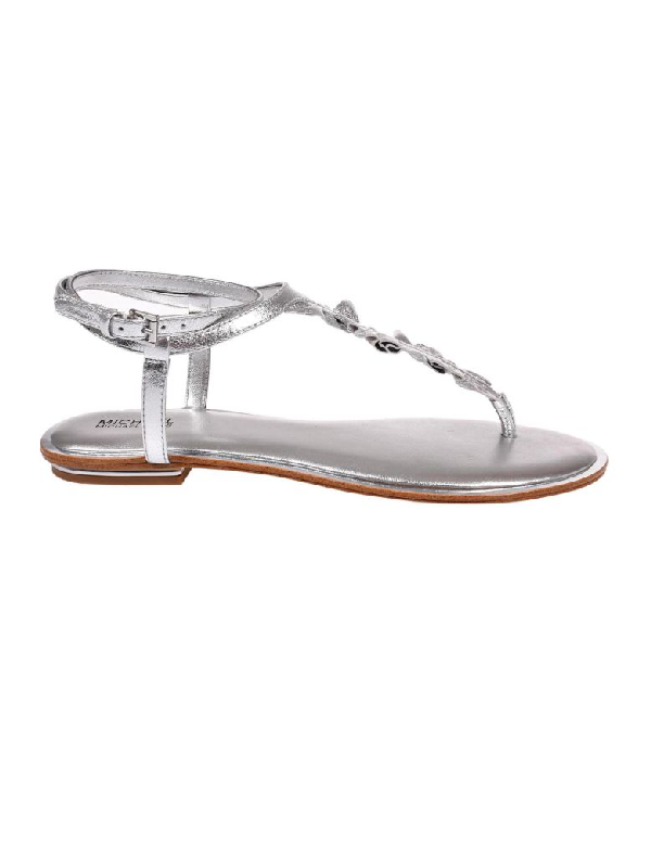Michael Kors Bella Flat Sandals In 