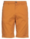 Jack & Jones Man Shorts & Bermuda Shorts Mandarin Size M Cotton, Elastane