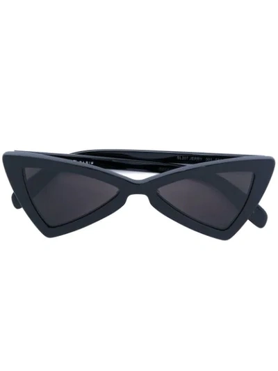 Saint Laurent New Wave 207 Jerry Sunglasses In Black