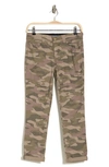 Democracy Ab Solution Camo Cropped Jeans In Smokey Caper