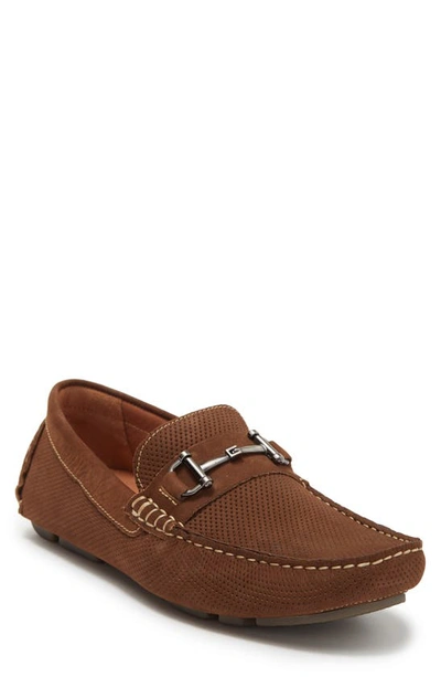 Winthrop Naples Horsebit Loafer In Brown Nubuck