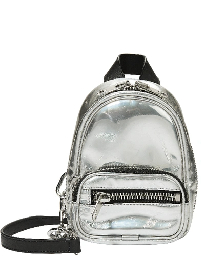 Alexander Wang Attica Silver Backpack Bag