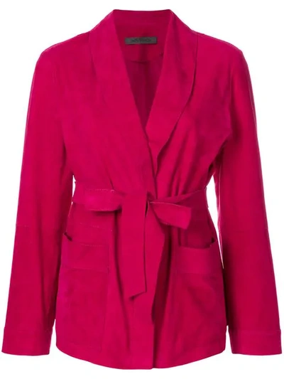 Simonetta Ravizza Belted Jacket - Pink
