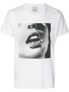 Herman Lip Print T In White