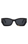 Dior Pacific S2u Square Acetate Sunglasses In Grey