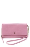 Hobo Rubie Leather Crossbody Bag In Lilac Rose