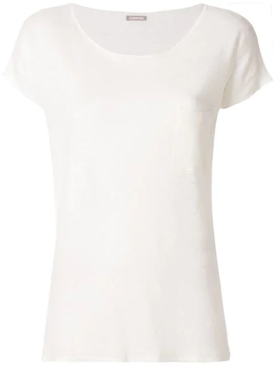 Hemisphere Pocket T-shirt - White