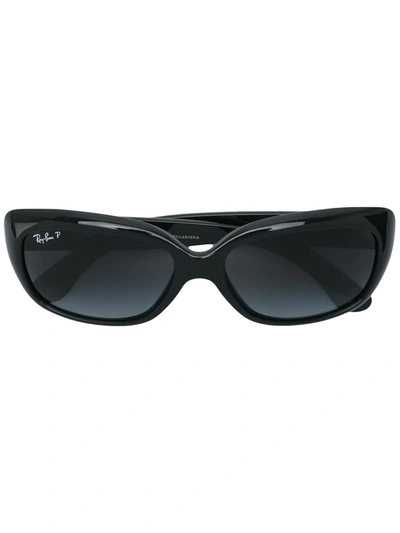 Ray Ban Rectangular Shaped Sunglasses In Black