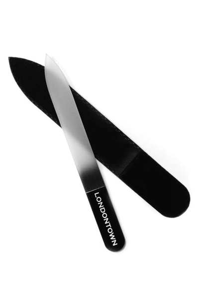 Londontown Glass Nail File In Black