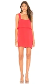 Amanda Uprichard Anderson Dress In Electric Rouge