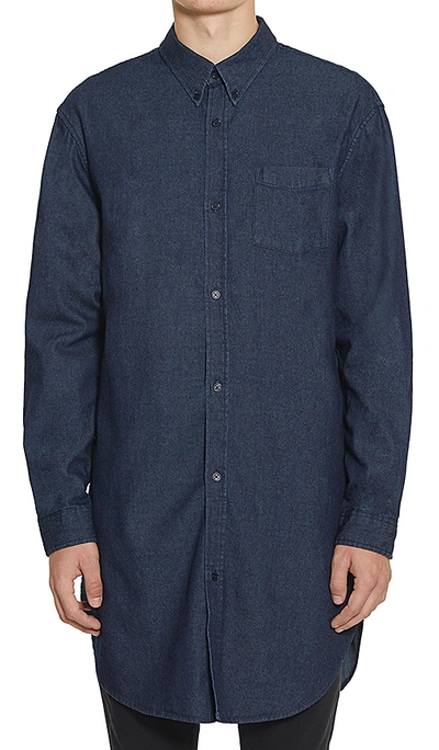 Five Four Howes Long Sleeve Shirt In Blue