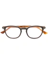 Gucci Pantos-frame Glasses In Brown