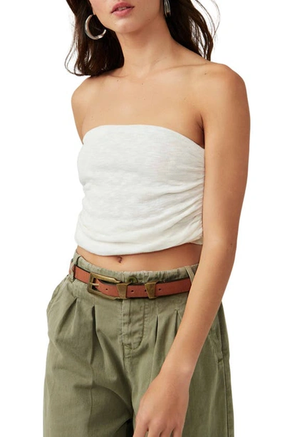 Free People Boulevard Tube Top In White