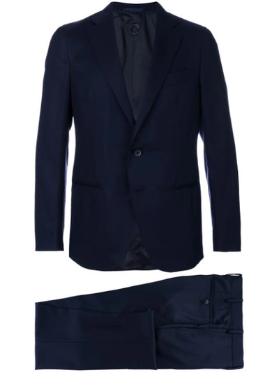 Caruso Two Piece Suit In Blue