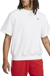 Nike Men's Dri-fit Standard Issue Short-sleeve Basketball Crew In White