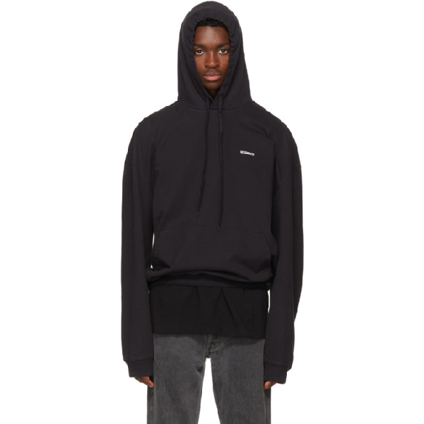 vetements embroidered sweatshirt