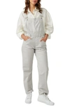 Free People We The Free Ziggy Denim Overalls In Morning Fog