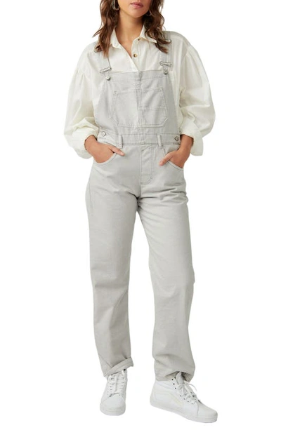 Free People We The Free Ziggy Denim Overalls In Morning Fog