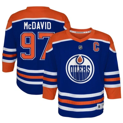 Outerstuff Kids' Toddler Connor Mcdavid Royal Edmonton Oilers Home Replica Player Jersey