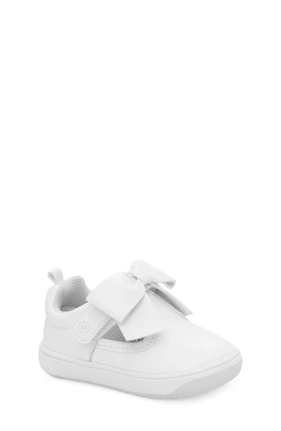Stride Rite Kids' Kamila Bow Mary Jane Sneaker In White