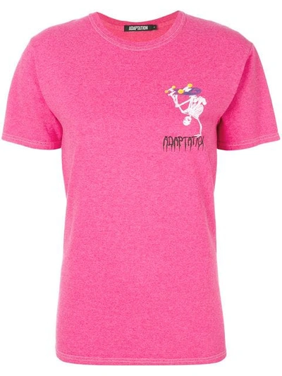 Adaptation Logo Print T-shirt In Pink