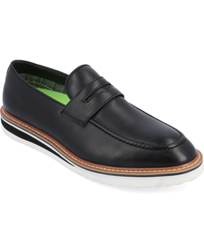 Vance Co. Men's Albert Slip-on Penny Loafers In Black