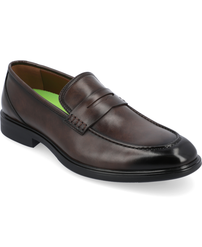 Vance Co. Men's Keith Penny Loafers In Brown