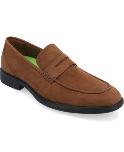 Vance Co. Men's Keith Penny Loafers In Tobacco
