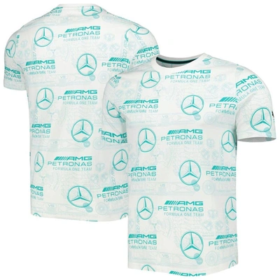 Puma Men's Mercedes Allover-print T-shirt In  White