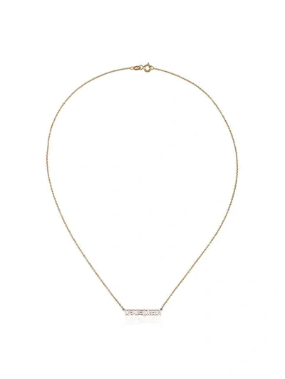 Established 14kt Gold Trap Queen Necklace - Metallic